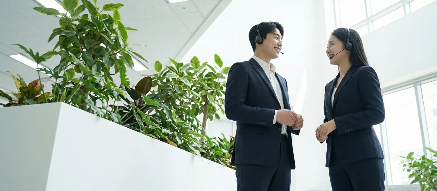 카드 종류별 기준 항목을 확인하는 장면을 담은 참고 사진